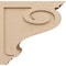 Ekena Millwork 10"W x 20"D x 20"H Classic Scroll Rough Cedar Woodgrain TimberThane Corbel, Primed Tan CORUR10X20X20SCRRCPR - alternate 6